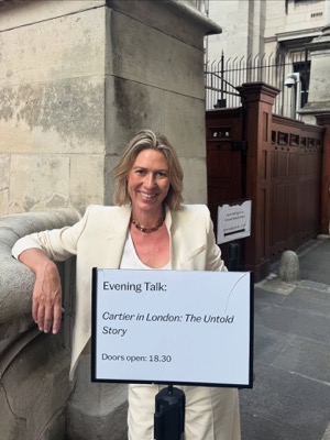 Speaking at the V&A about Cartier London