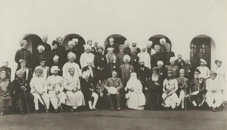 The Chamber of Princes (Narendra Mandal) assembled at Delhi, 1917 — a gathering of Indian ruling princes