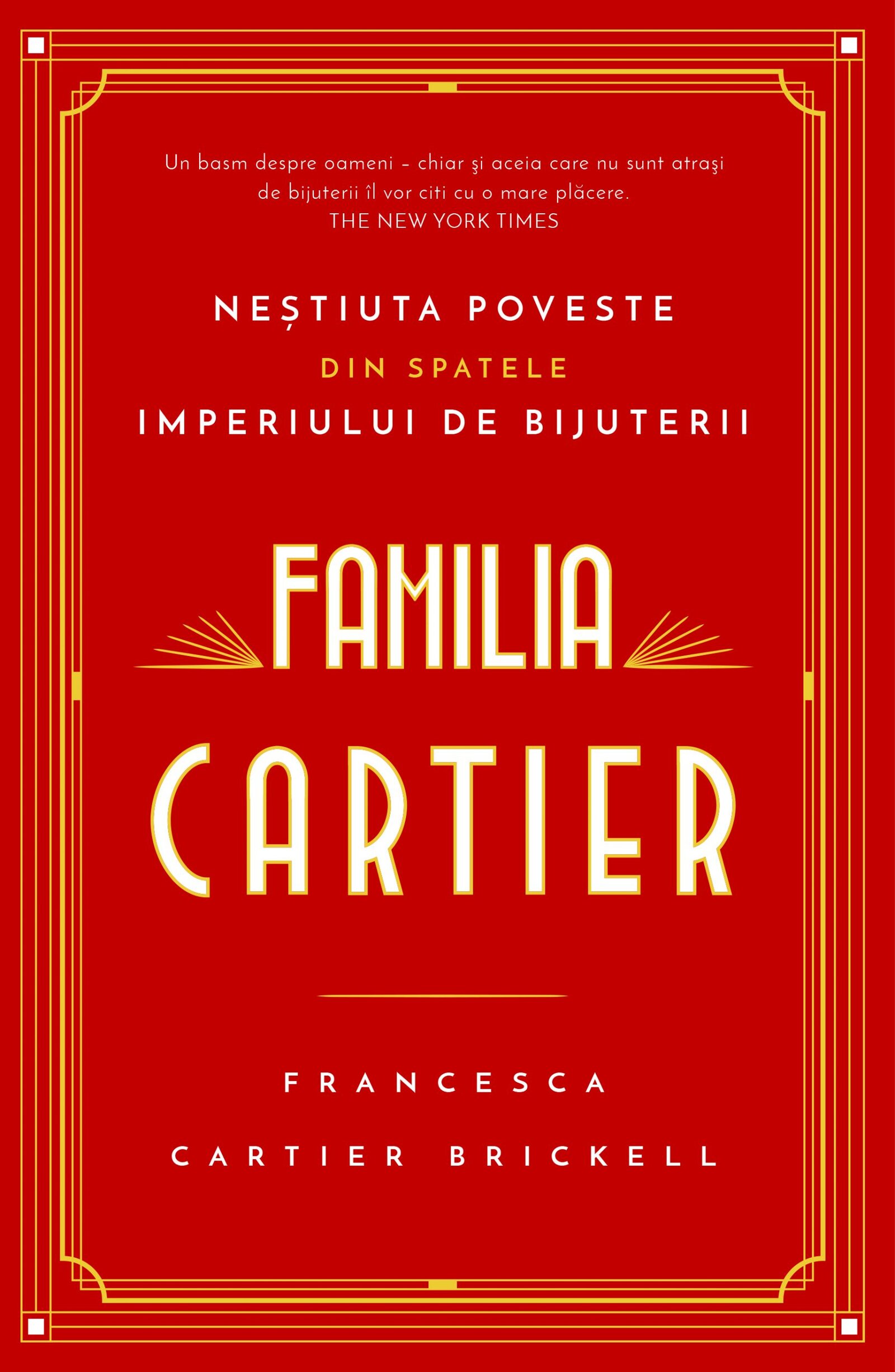 Familia Cartier — copertă carte